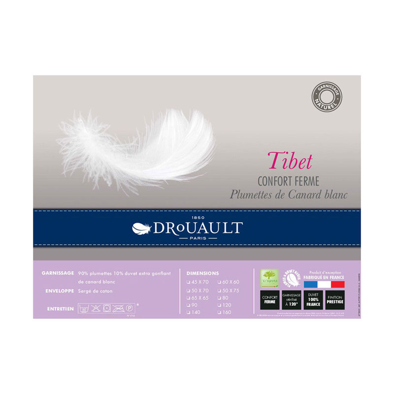 Oreiller Tibet 10% Duvet FERME Drouault