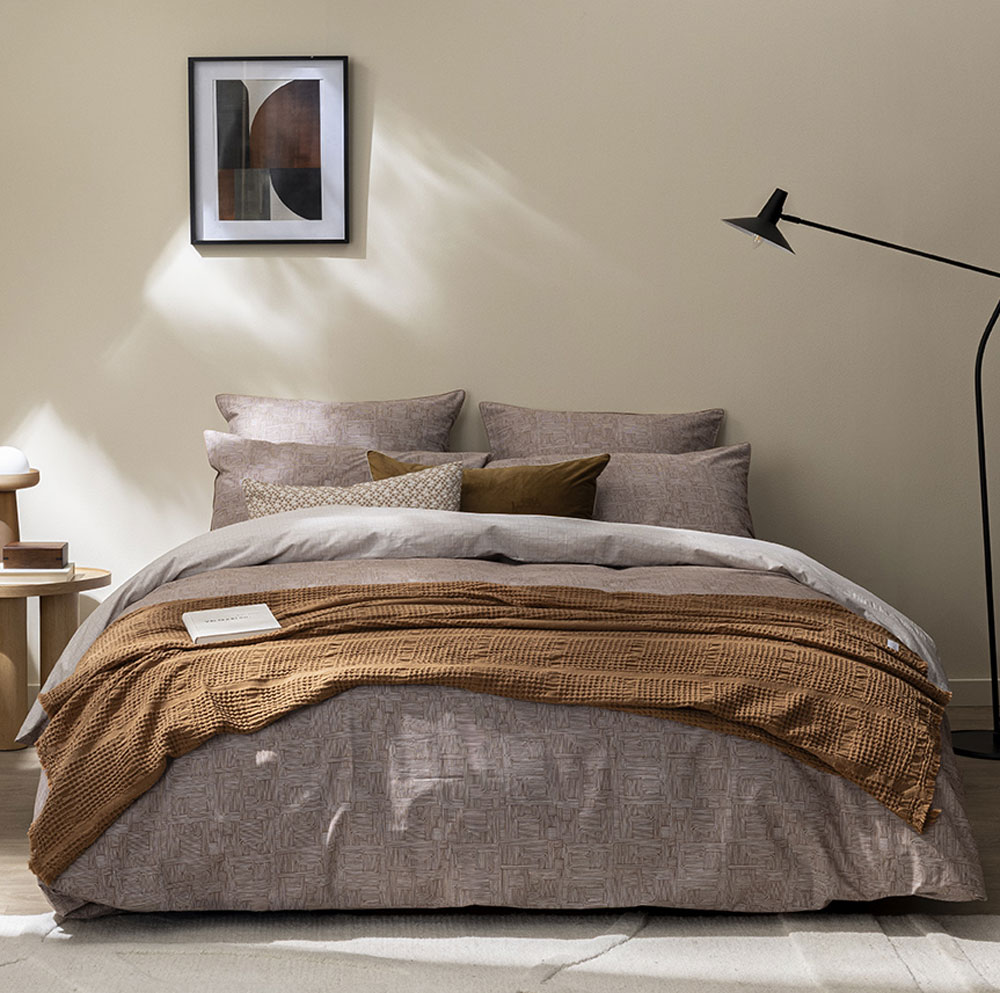 Housse de couette Géo Miné­ral Essix