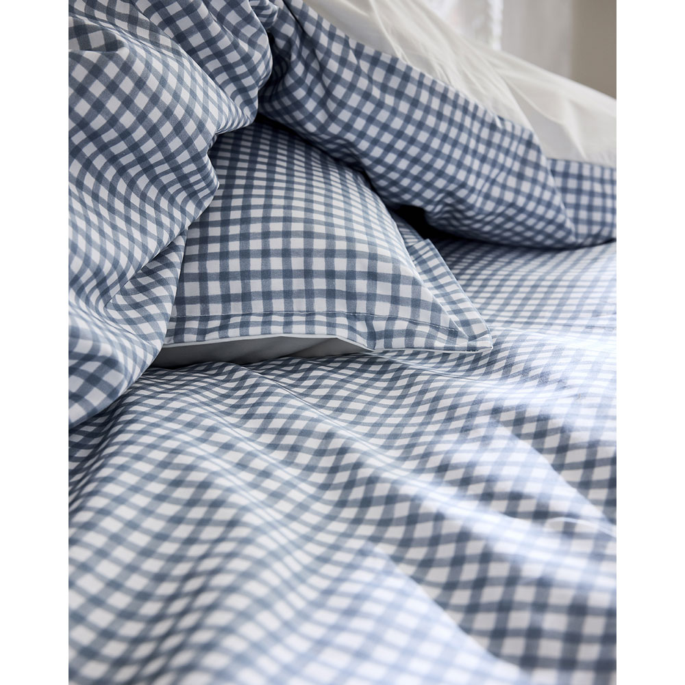 Housse de couette Mini Vichy Céleste Essix