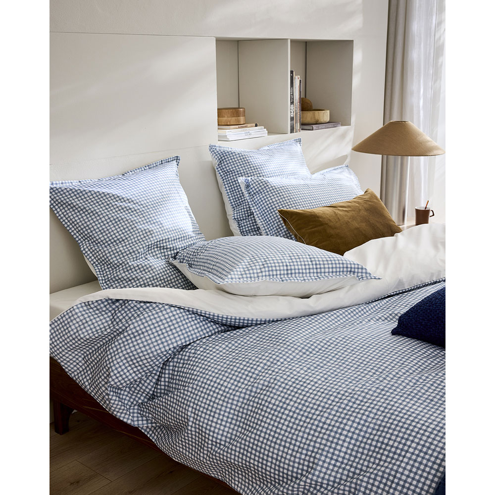 Housse de couette Mini Vichy Céleste Essix