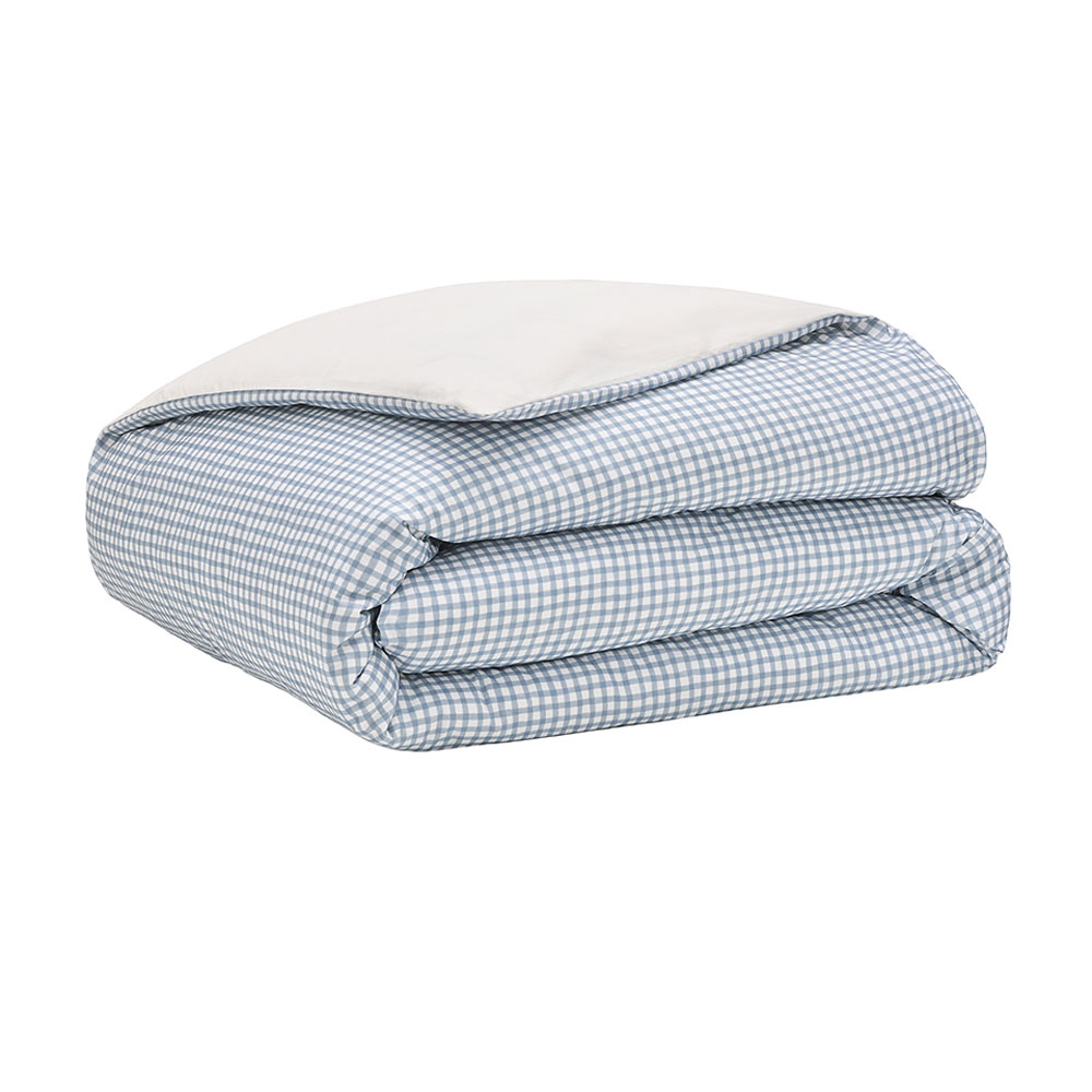 Housse de couette Mini Vichy Céleste Essix