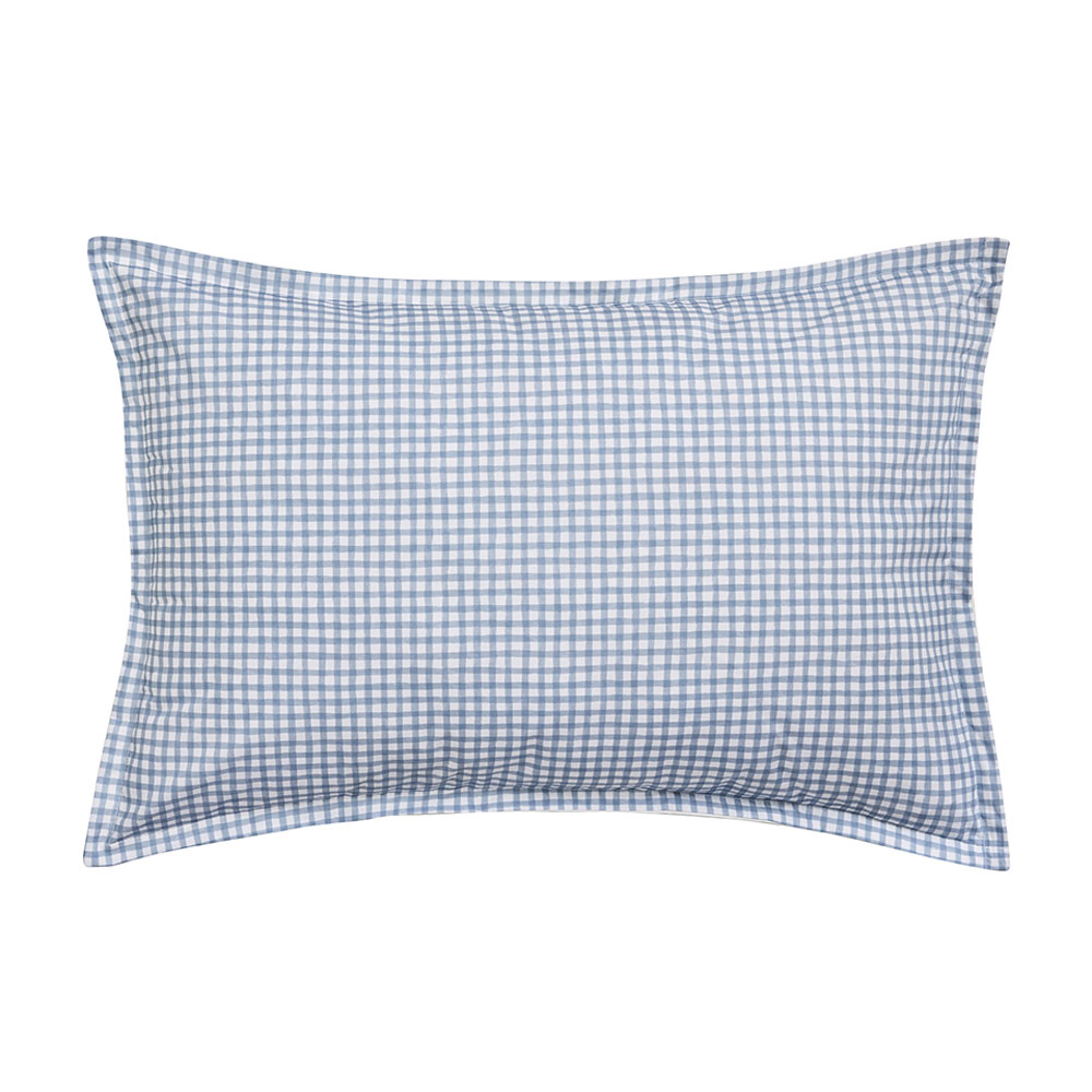 Taie d’oreiller Mini Vichy Céleste Essix