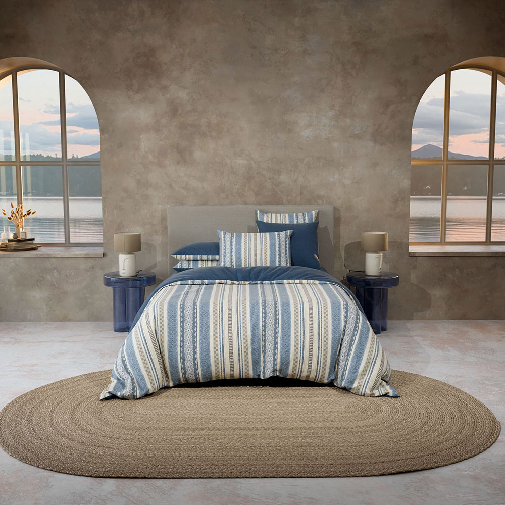 Parure de couette Cyclades Bleu Inspiration