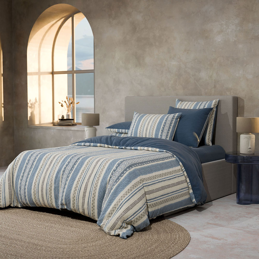 Parure de couette Cyclades Bleu Inspiration