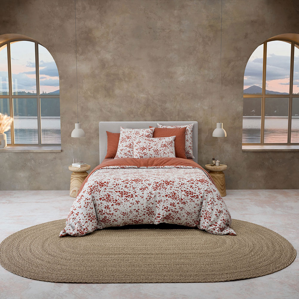 Parure de couette Lodge Terracotta Inspiration