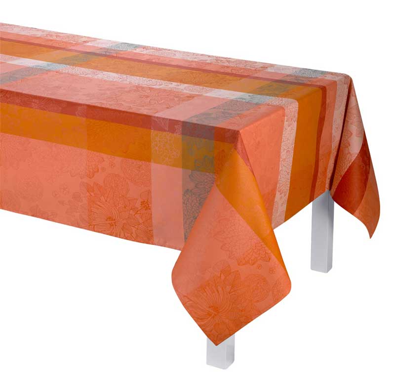 Nappes enduites marie galante mangue Jacquard Français