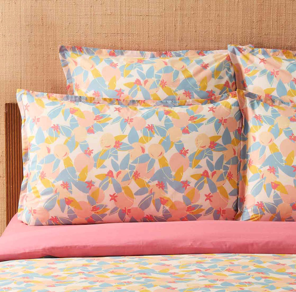 Taie d’oreiller Délice Hibiscus Jalla