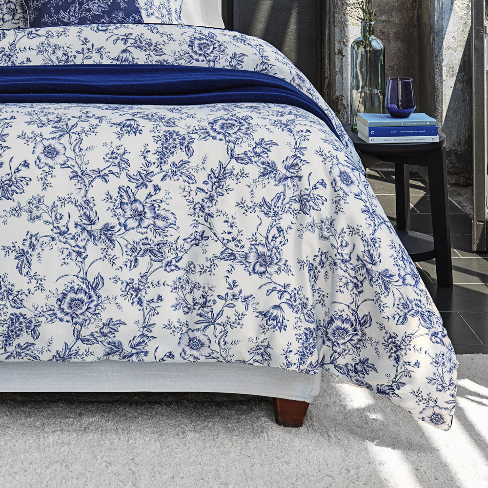 Housse de couette Ophélia Crème Jardin secret