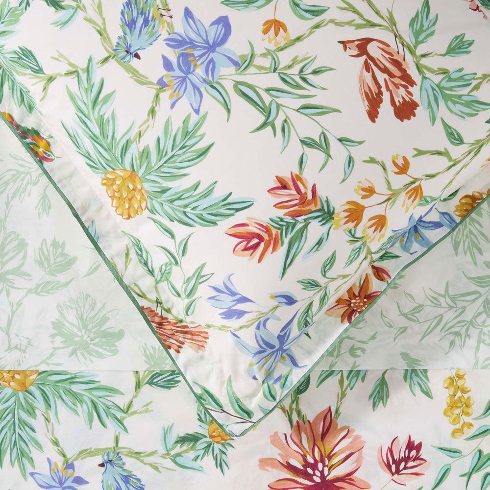 Taie d’oreiller Maya Tilleul Jardin secret