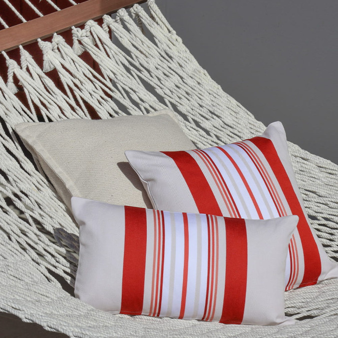Housse de coussin Donibane Carmin Jean Vier