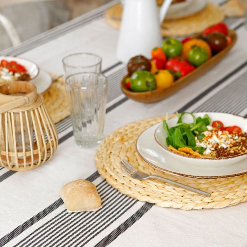 Nappe Berrain fusain Jean Vier