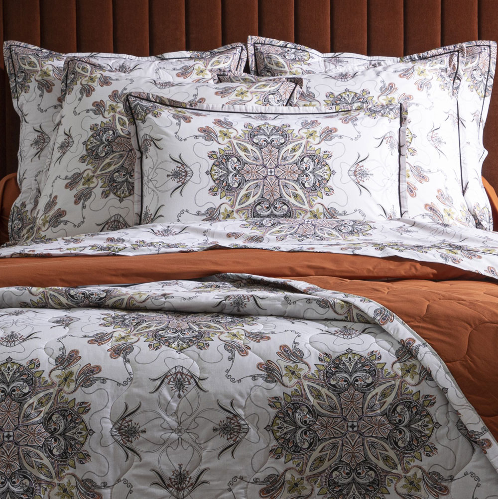 Housse de couette Juliette Blanc La Maison de Balmy