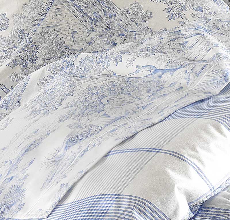 Housse de couette Pastorale bleu La Maison de Balmy