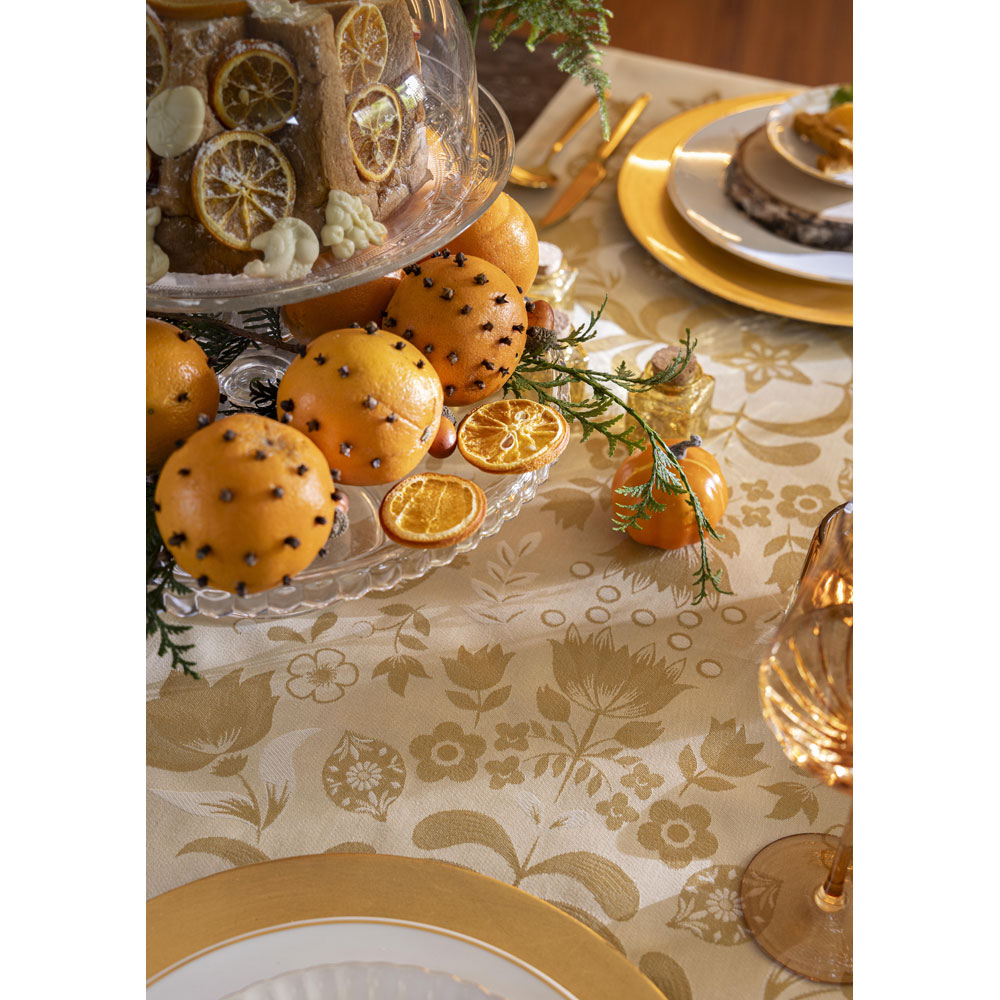 Chemin de table Féerie Pain d’épices Le Jacquard Français