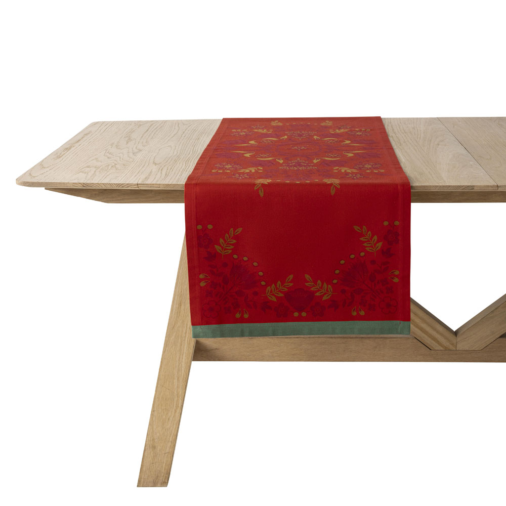 Chemin de table Féerie Sucre d’Orge Le Jacquard Français
