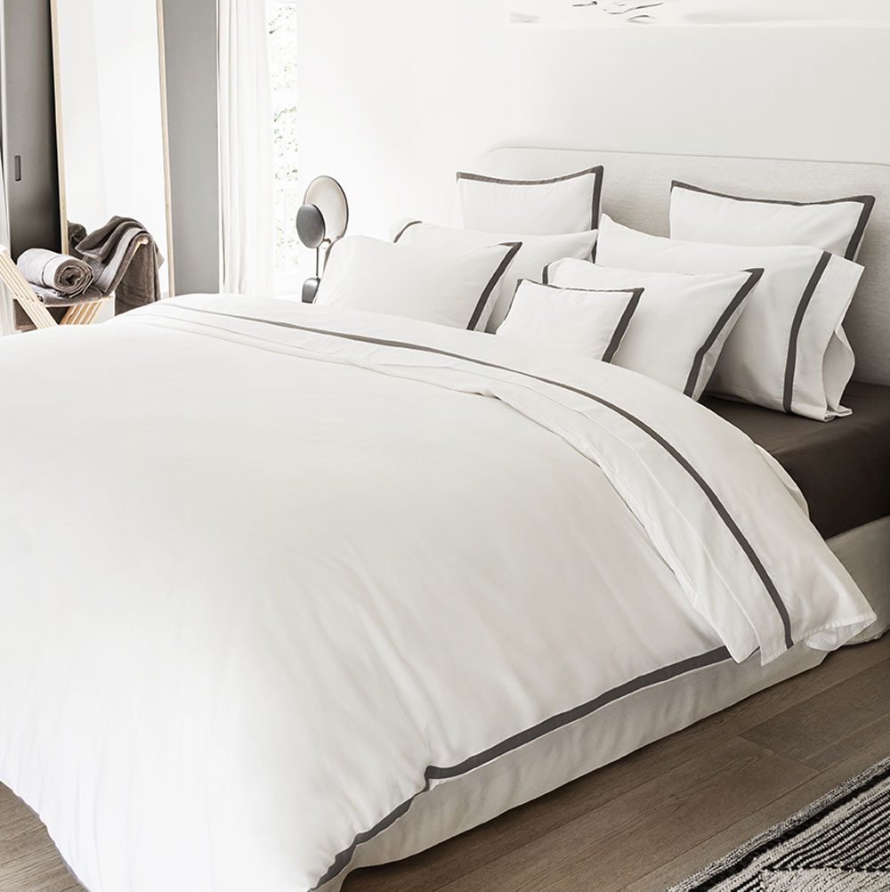 Housse de couette Apparat Fusain Le Jacquard Français