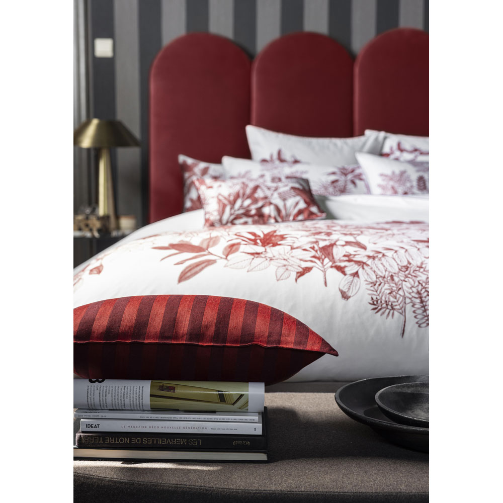 Housse de couette Feuilles en Scène Goji Le Jacquard Français