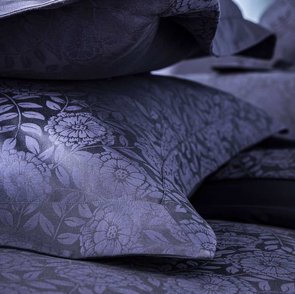 Housse de couette Flora Encre Le Jacquard Français