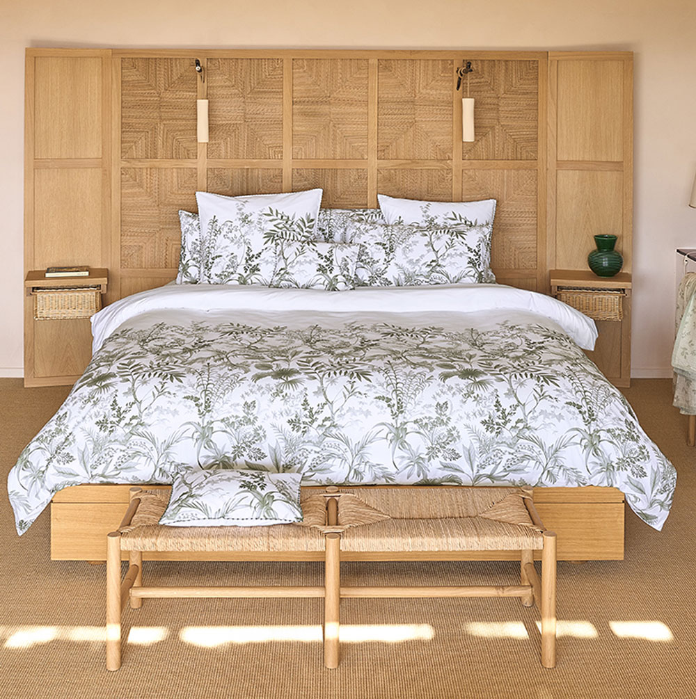 Housse de couette Jardin d’Eden Lierre Le Jacquard Français