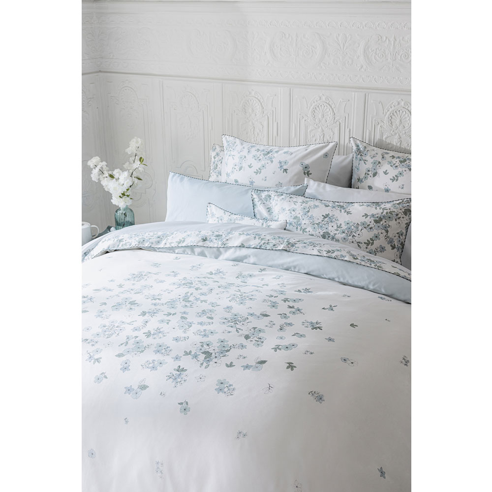 Housse de couette Manuka Ciel Le Jacquard Français