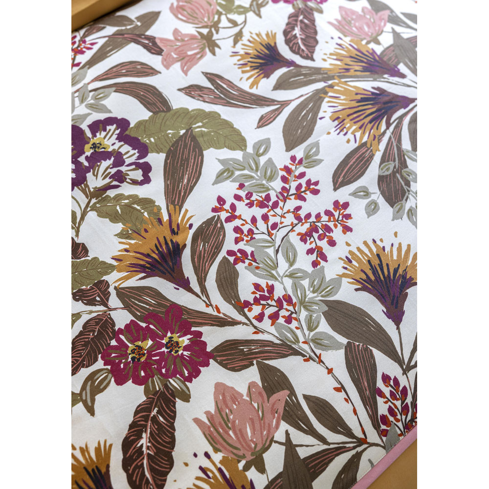 Housse de couette Panache de Fleurs Miel Le Jacquard Français