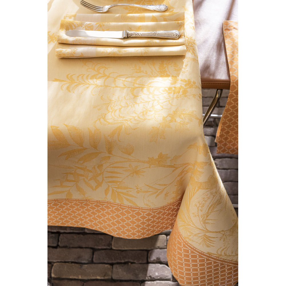 Nappe Jardin d’Eden Pollen Le Jacquard Français