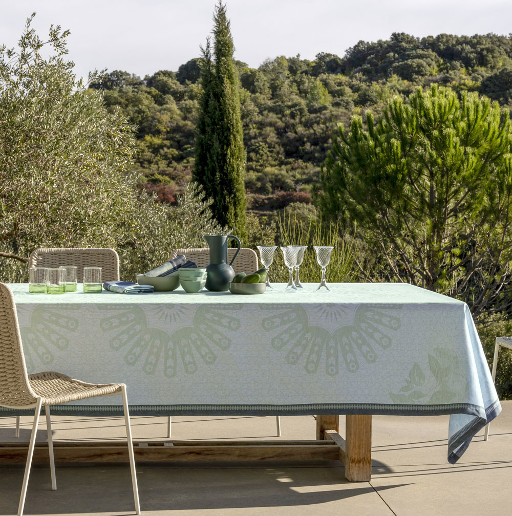 Nappe Jardin d’Orient Fontaine Le Jacquard Français