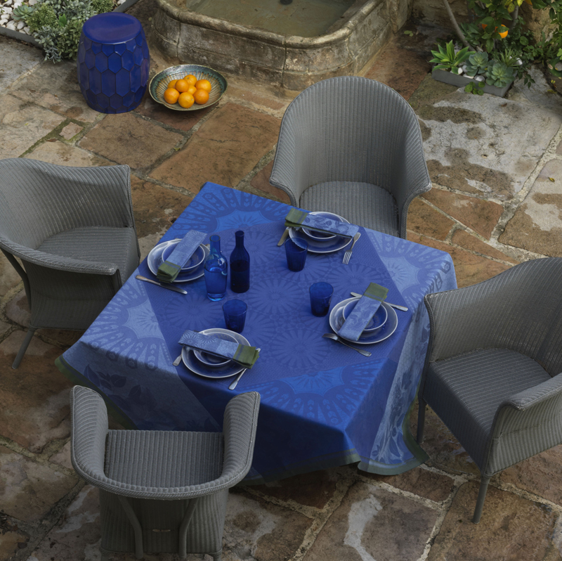 Nappe Jardin d’Orient Majorelle Le Jacquard Français