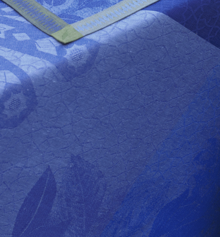 Nappe Jardin d’Orient Majorelle Le Jacquard Français