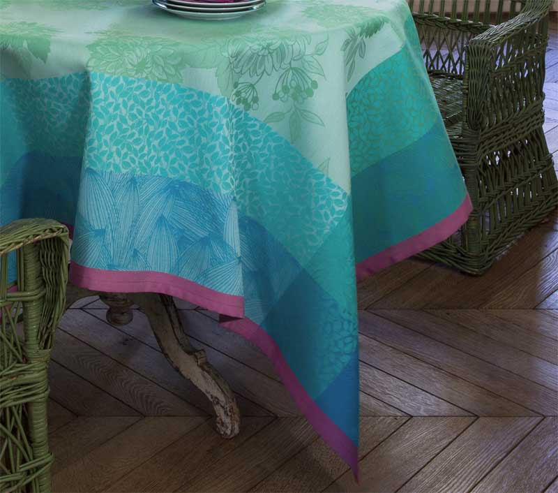 Nappe Parfums de bagatelle hortensia Le Jacquard Français