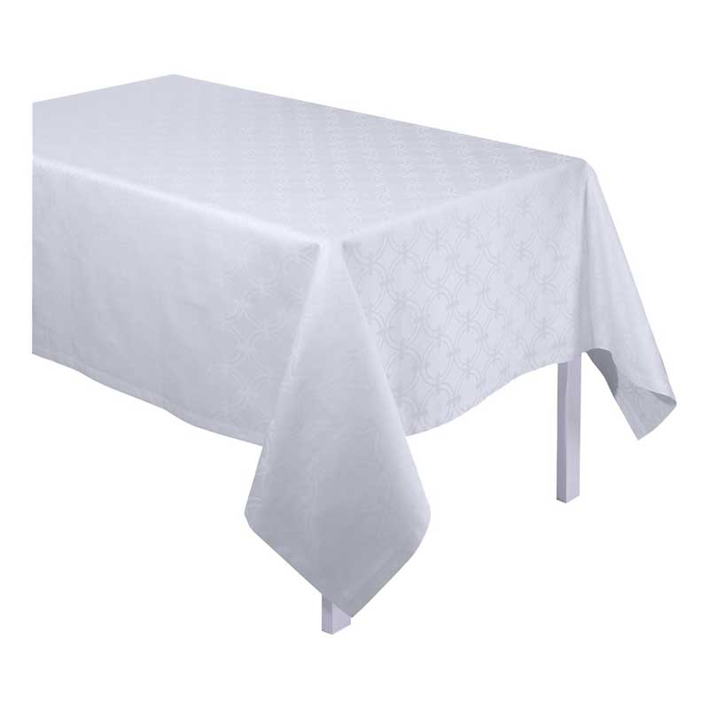 Nappes anneaux blanc Le Jacquard Français