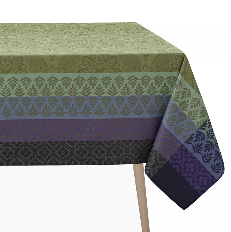 Nappes enduites bastide olive Le Jacquard Français