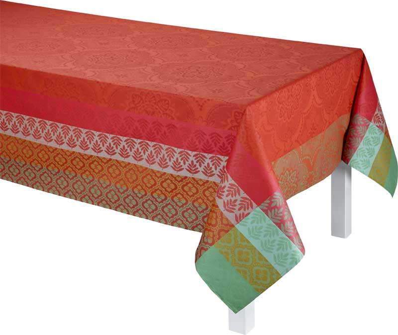 Nappes enduites bastide poivron Le Jacquard Français