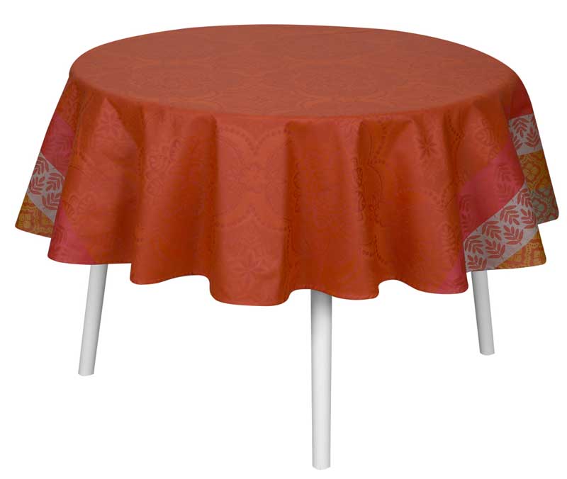 Nappes enduites bastide poivron Le Jacquard Français