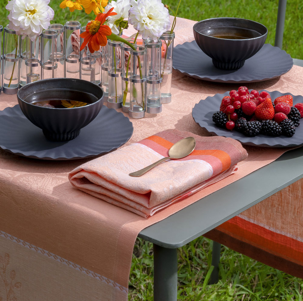 Nappes Instant Bucolique Cosmos Le Jacquard Français