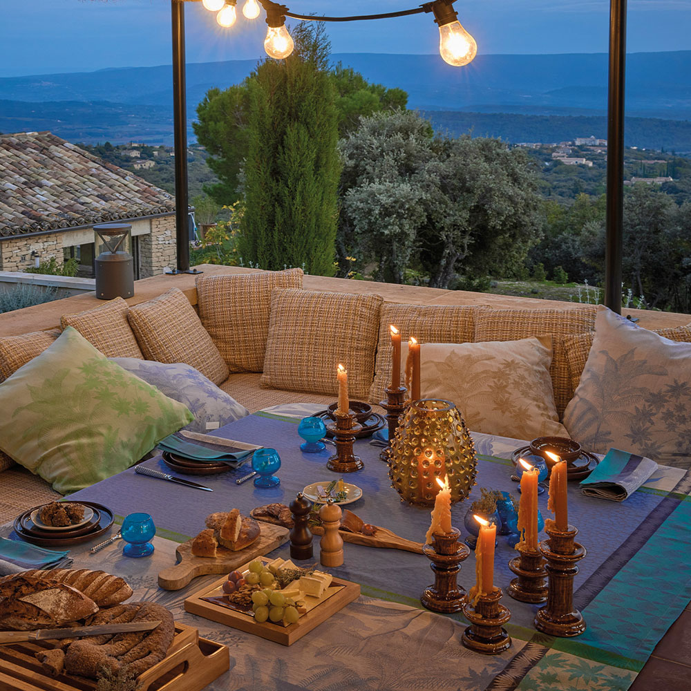 Nappes Sinharâja Océan Le Jacquard Français