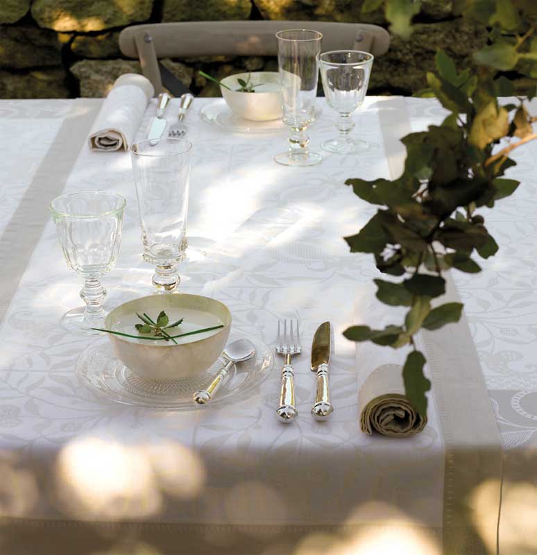 Nappes venezia ivoire Le Jacquard Français