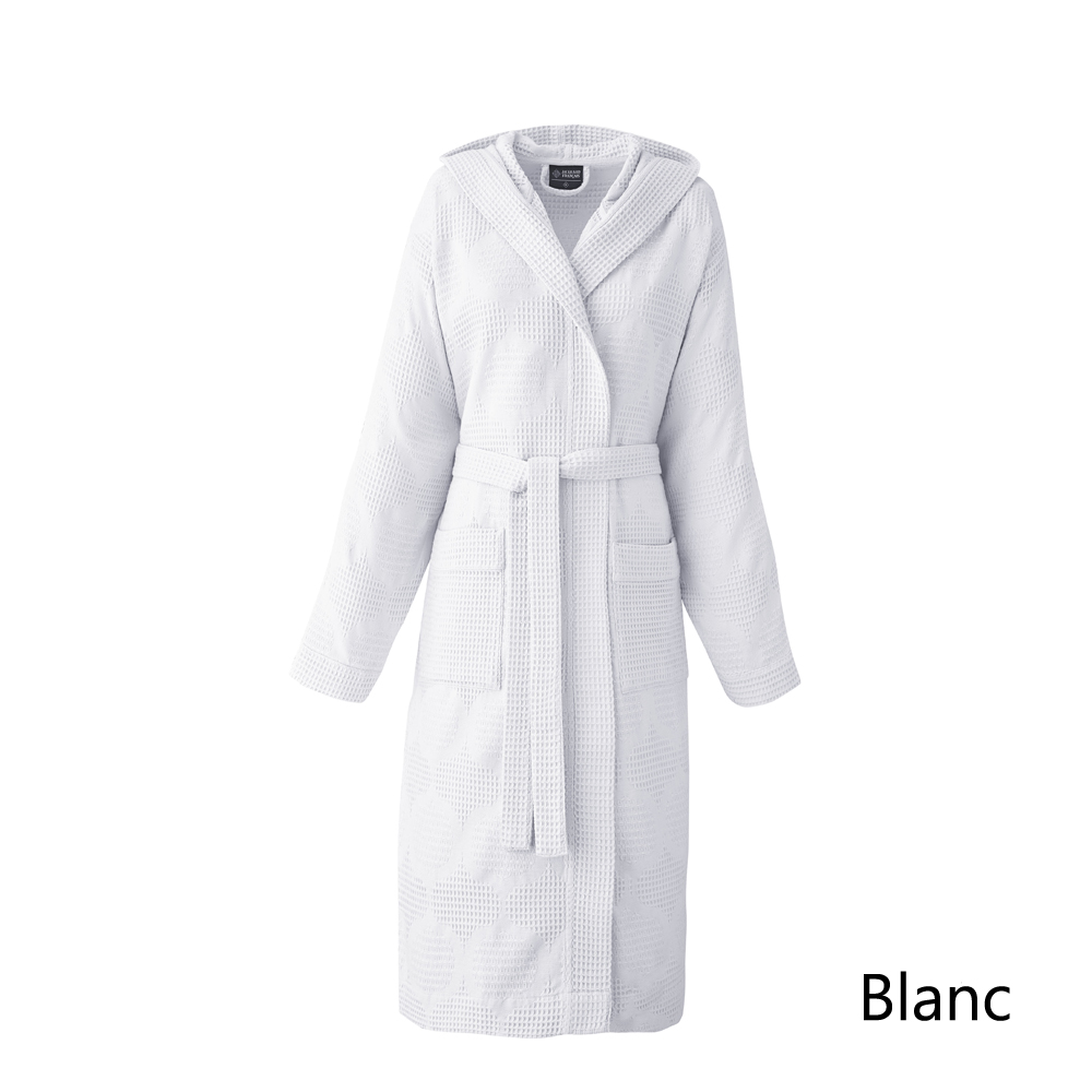Peignoir capuche Hera 2 col. Le Jacquard Français