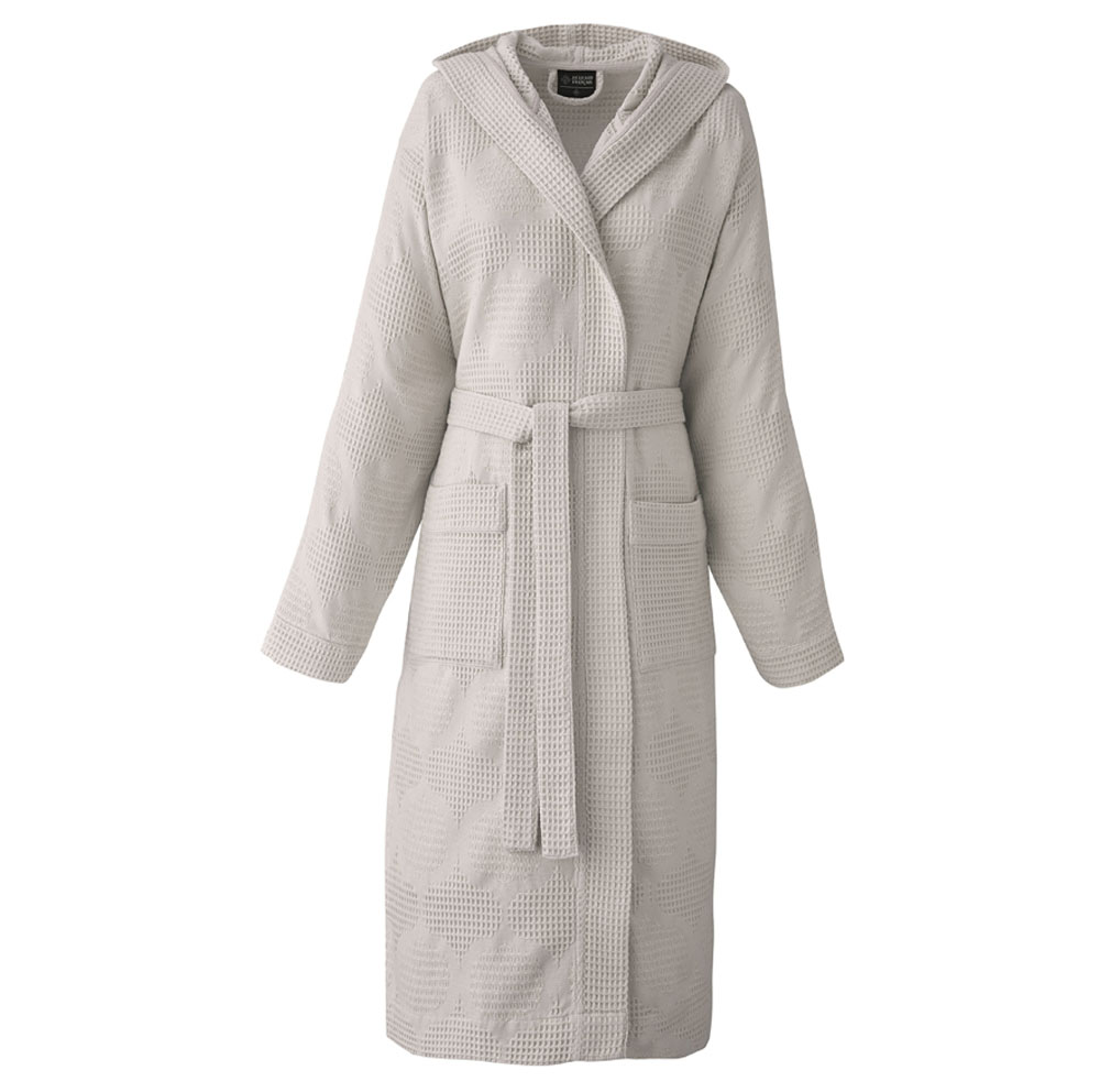 Peignoir capuche Hera 2 col. Le Jacquard Français