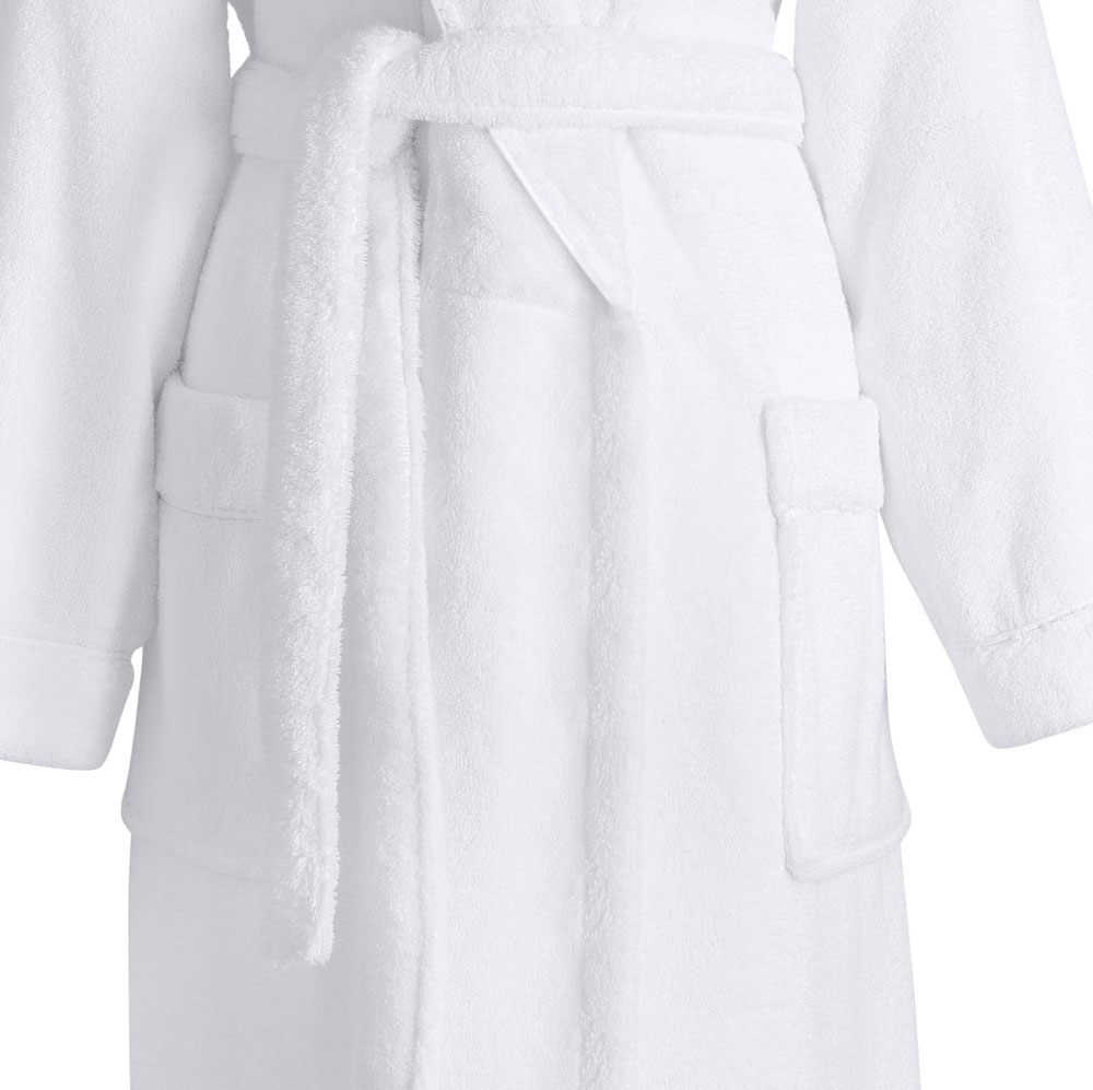 Peignoir châle Caresse Blanc Le Jacquard Français