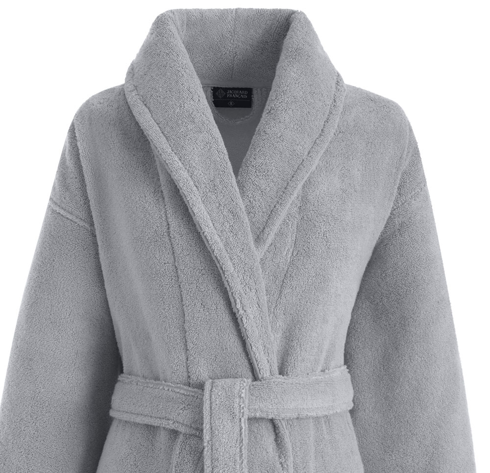 Peignoir châle Caresse Galet Le Jacquard Français