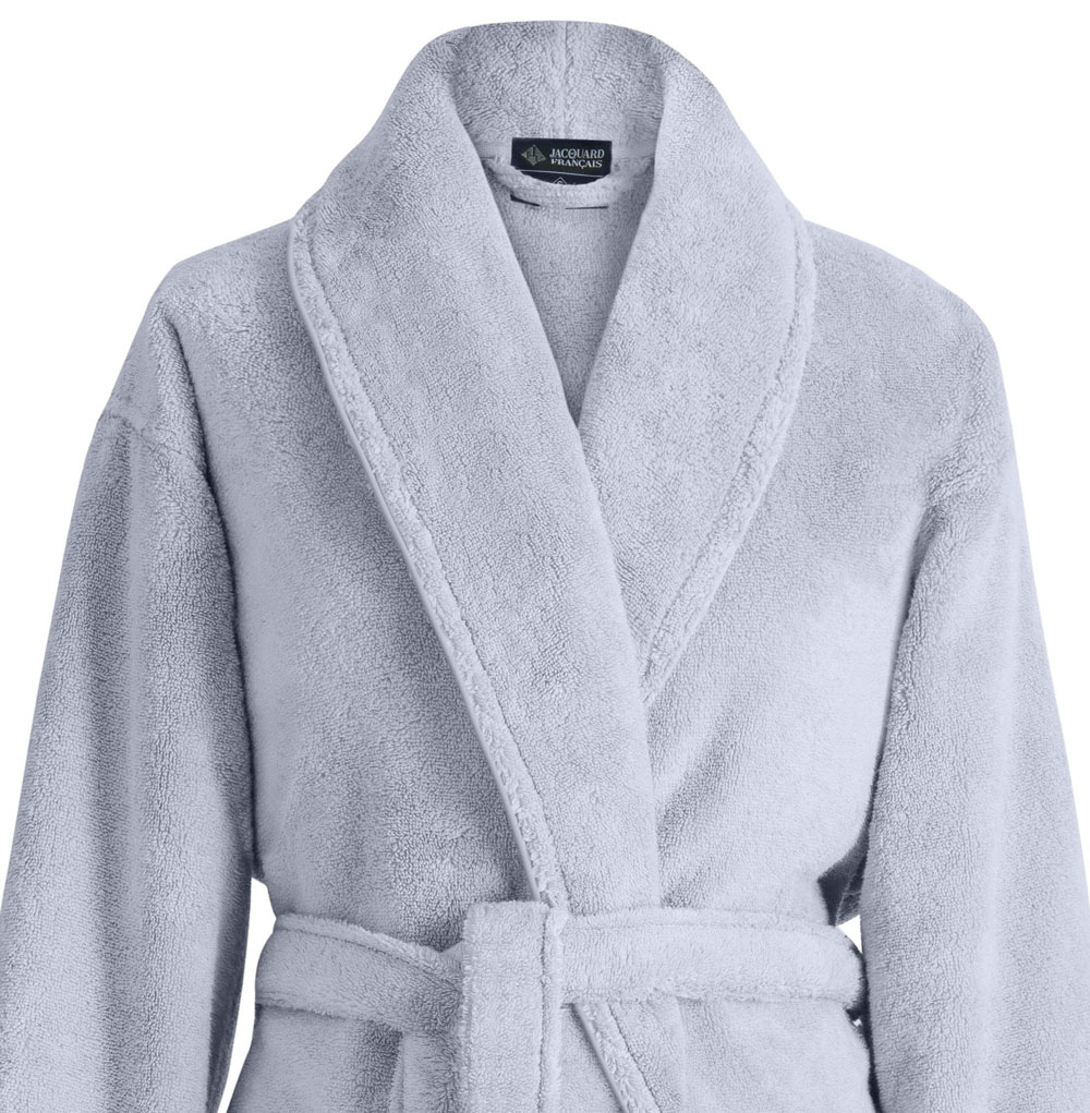 Peignoir châle Caresse Voile Grisé Le Jacquard Français