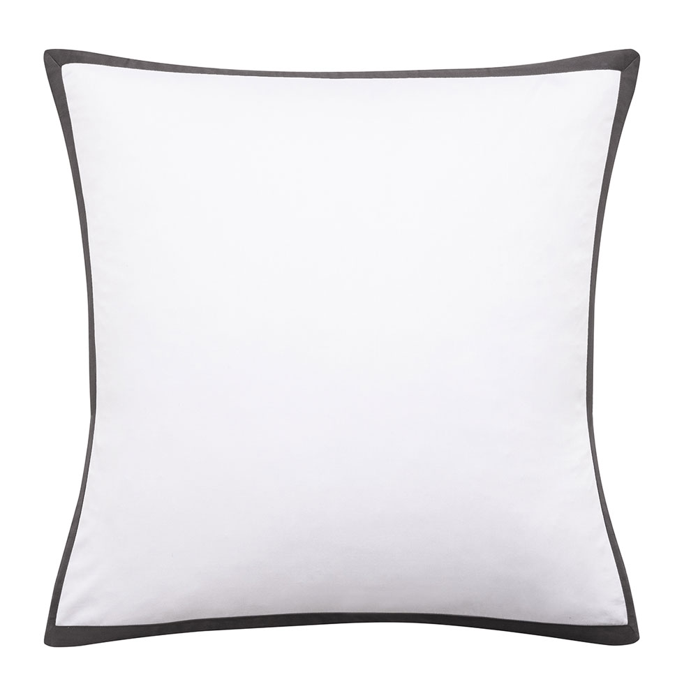 Taie d’oreiller Apparat Fusain Le Jacquard Français