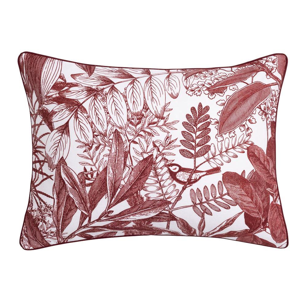 Taie d’oreiller Feuilles en Scène Goji Le Jacquard Français