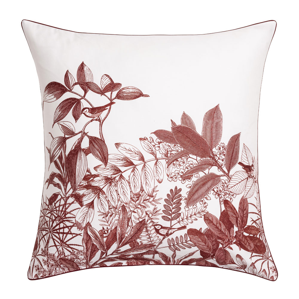 Taie d’oreiller Feuilles en Scène Goji Le Jacquard Français