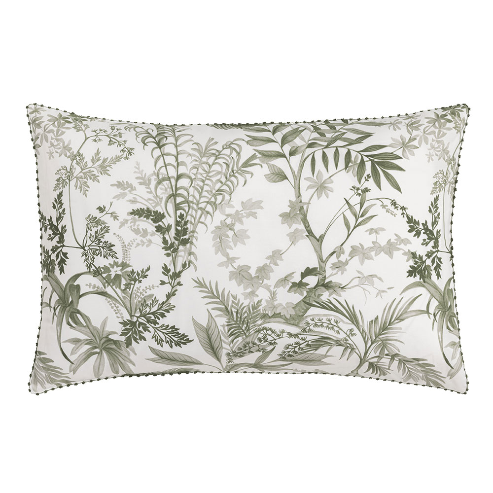 Taie d’oreiller Jardin d’Eden Lierre Le Jacquard Français