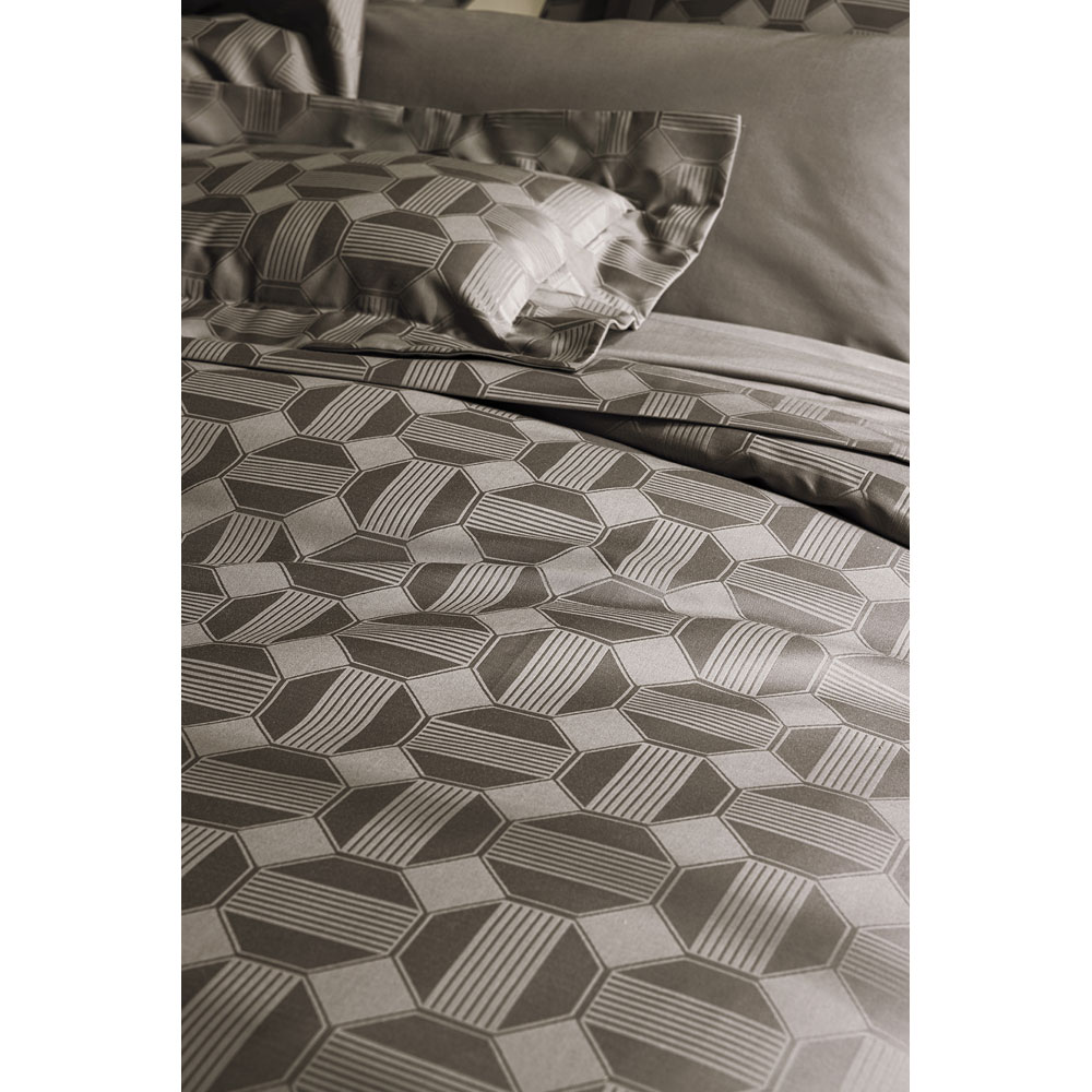 Taie d’oreiller Palacio Fusain Le Jacquard Français