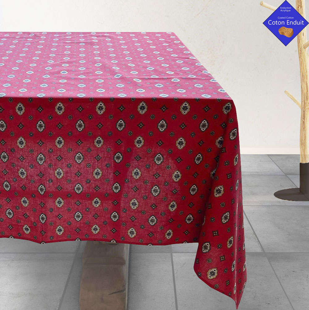 Nappe enduite Brillane Rouge L’En­so­leillade