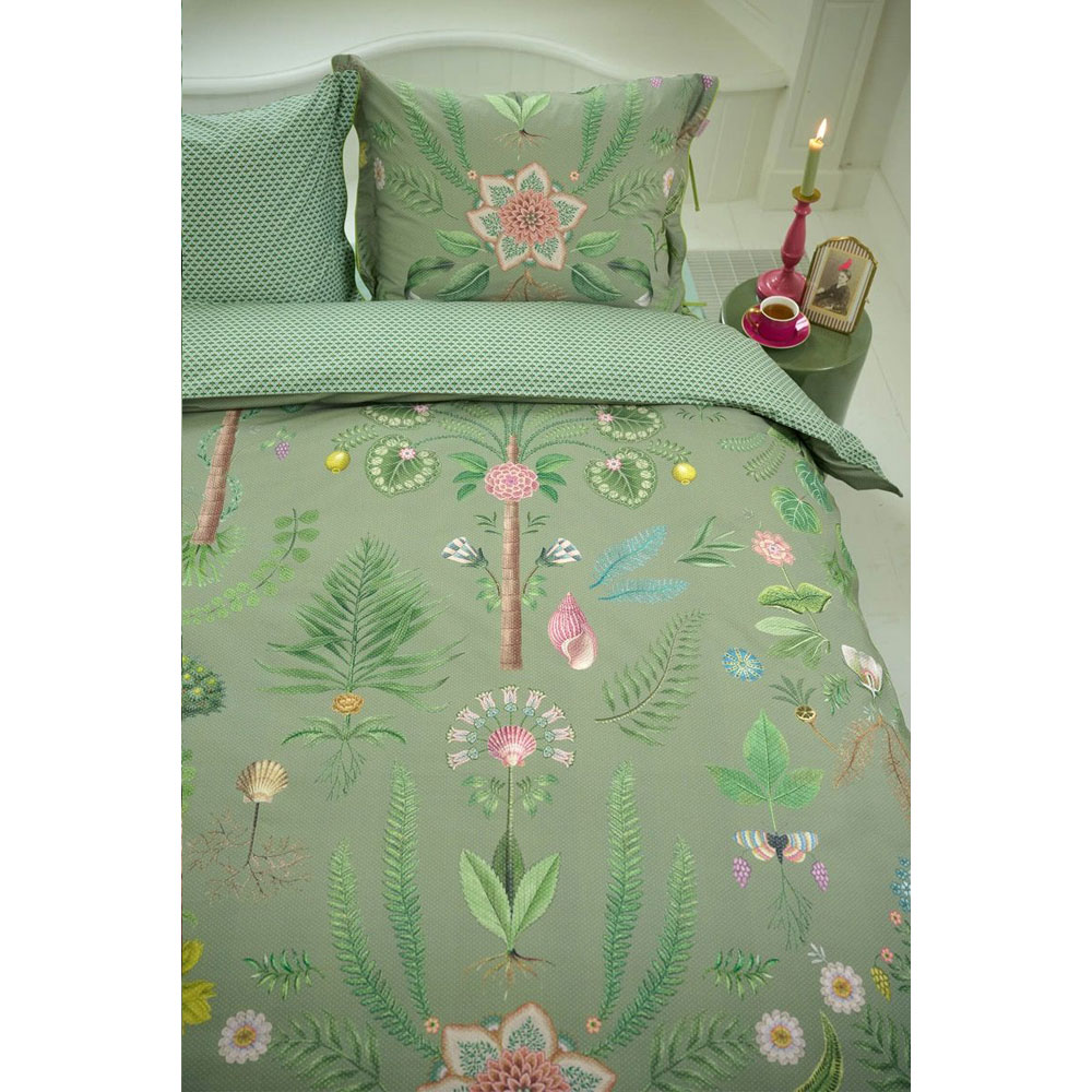Parure de couette Bamboleo Green Pip Studio