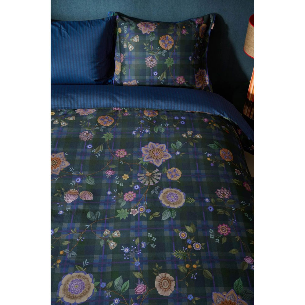 Parure de couette Flores Felices Dark Blue Pip Studio